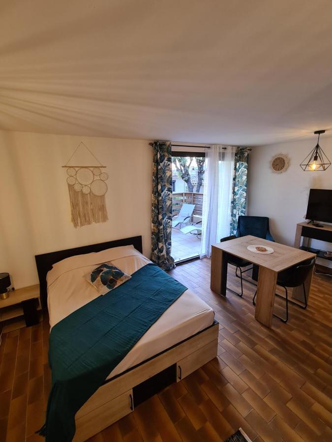 Studio avec terasse vue mer Porticcio  Extérieur photo