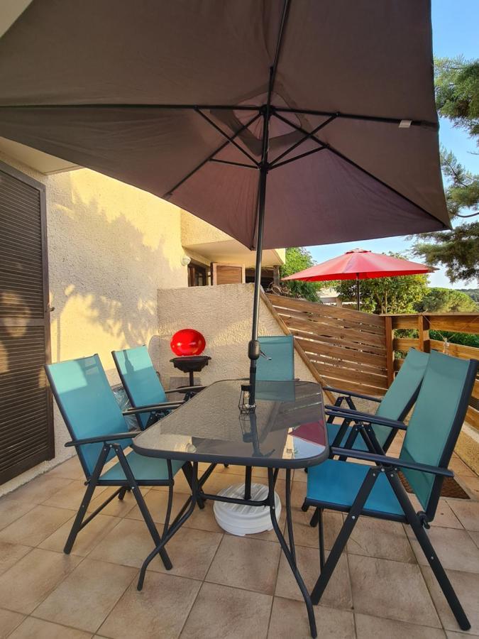 Studio avec terasse vue mer Porticcio  Extérieur photo